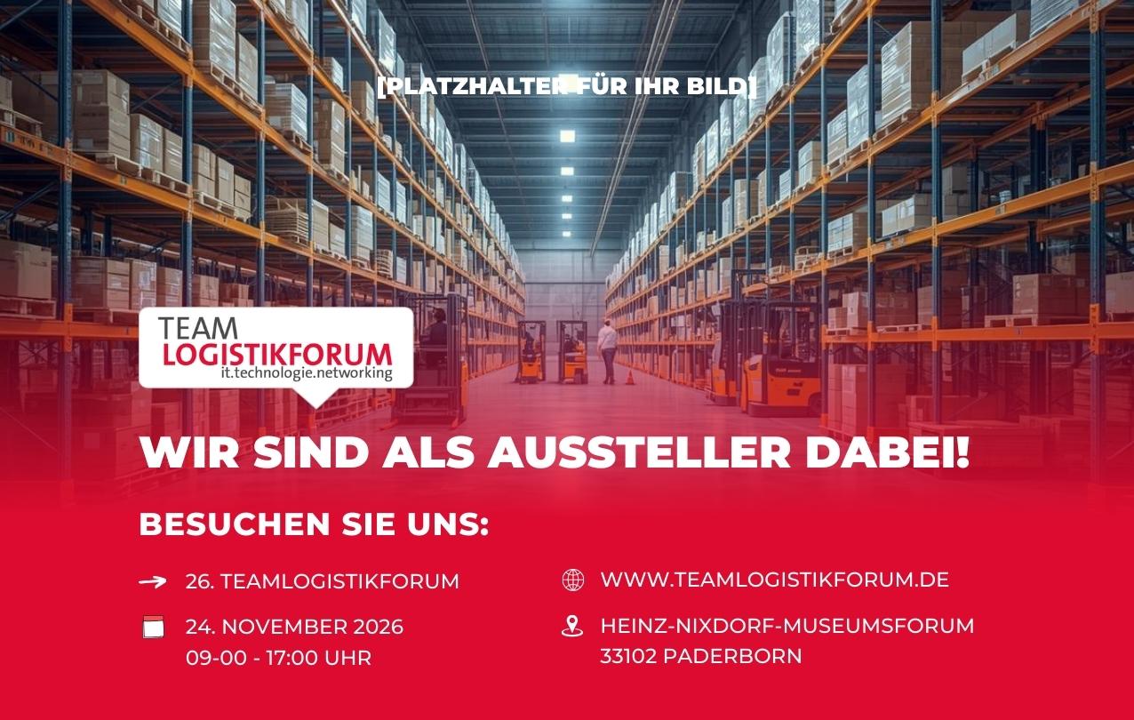 TEAMLogistikforum Grafik für Aussteller